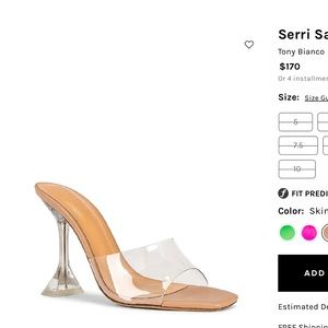 Tony Bianco Serri sandal size 10 new